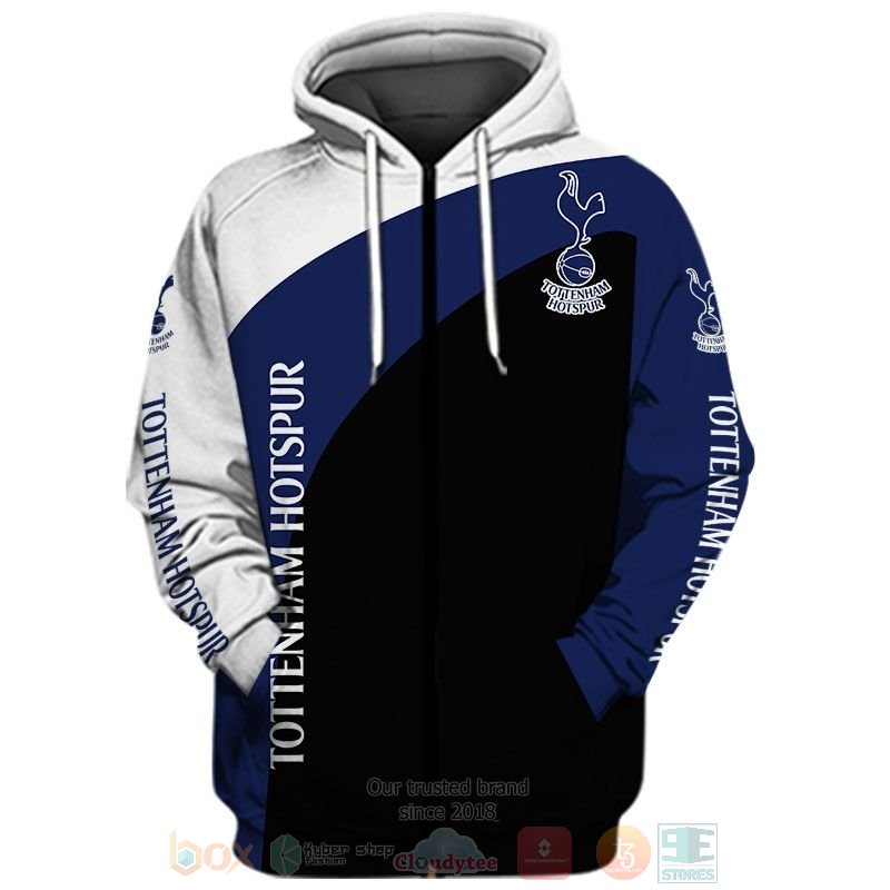 Tottenham Hotspur white blue black 3D shirt hoodie 1 2 3 4 5 6 7 8 9 10 11 12 13 14