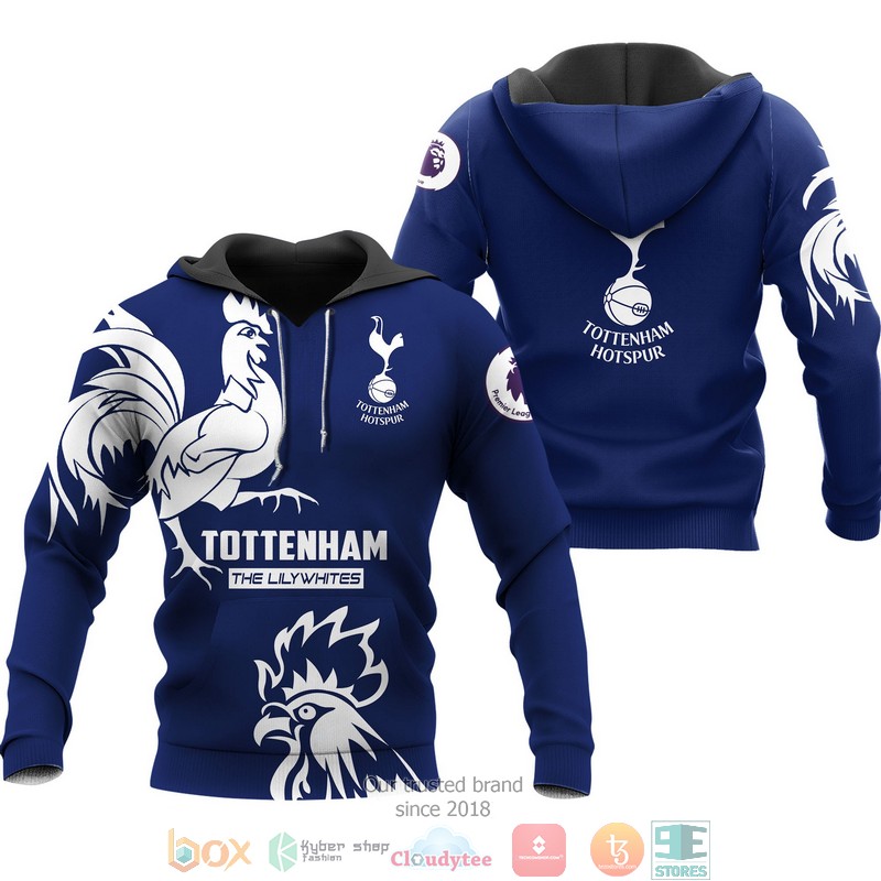 Tottenham The Lilywhites 3d shirt hoodie 1 2 3 4 5 6 7 8 9 10 11
