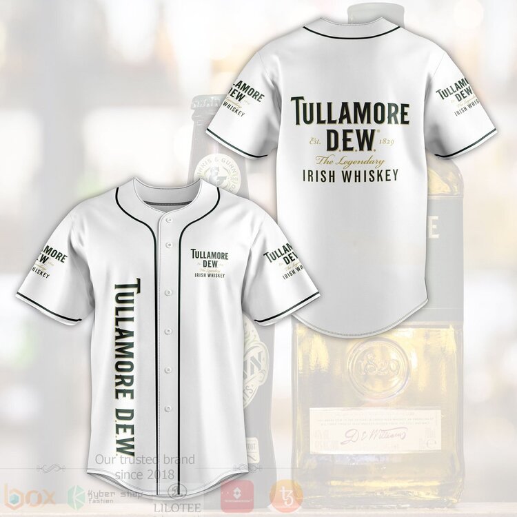 Tullamore Dew Irish Whiskey Baseball Jersey