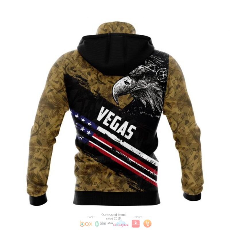 Vegas Golden Knights NHL Eagle American flag 3D shirt hoodie 1 2 3 4