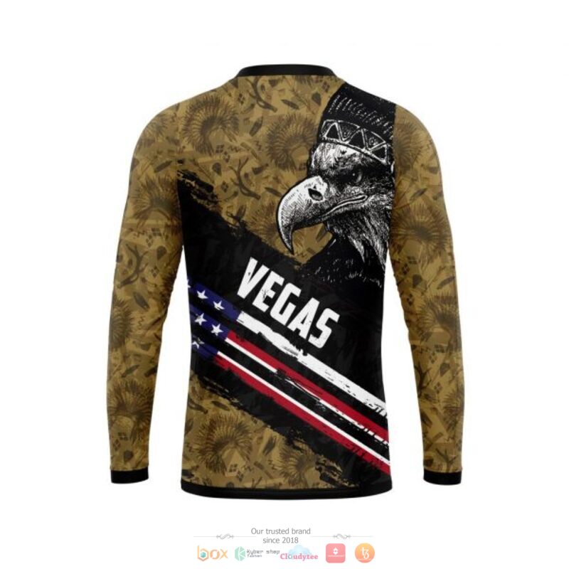 Vegas Golden Knights NHL Eagle American flag 3D shirt hoodie 1 2 3 4 5 6