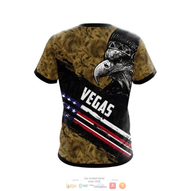 Vegas Golden Knights NHL Eagle American flag 3D shirt hoodie 1 2 3 4 5 6 7 8
