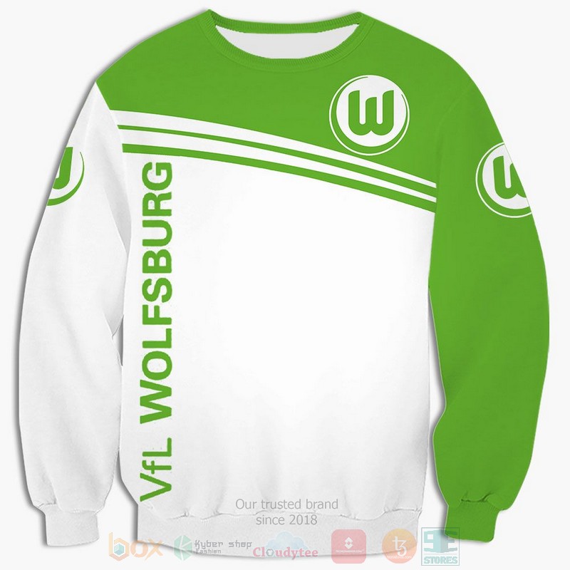 VfL Wolfsburg 3D shirt hoodie 1 2 3 4 5 6 7 8 9 10 11 12 13 14 15 16 17 18 19