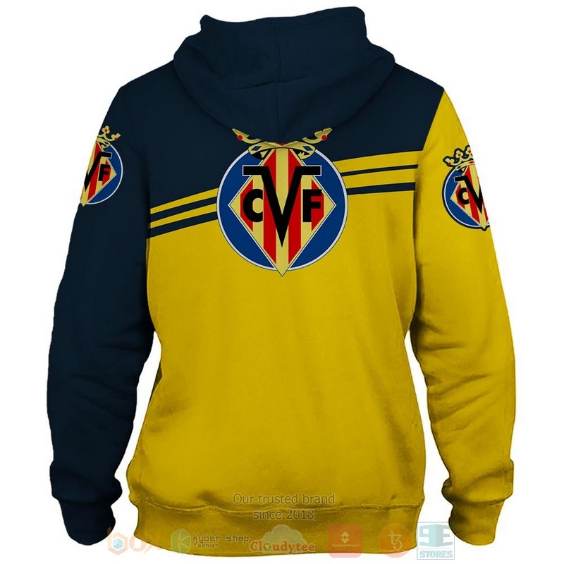Villarreal yellow blue 3D shirt hoodie 1 2 3 4 5 6 7 8 9 10 11 12 13 14 15 16 17
