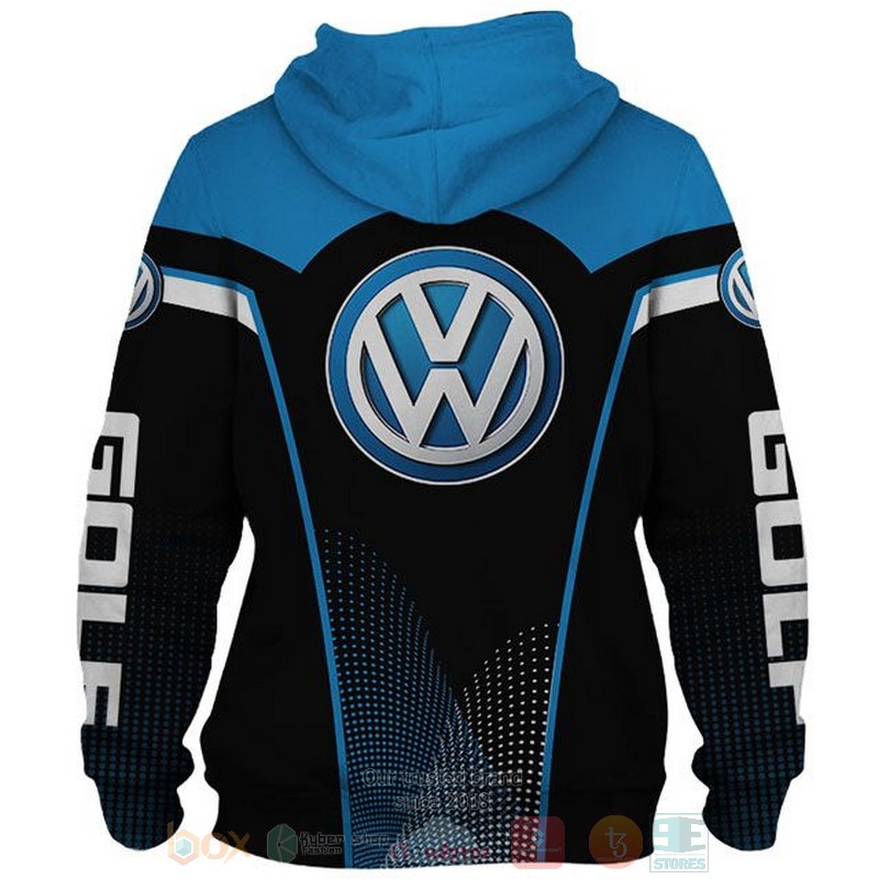 Volkswagen Golf blue black 3D shirt hoodie 1 2 3 4 5 6 7 8 9 10 11 12 13