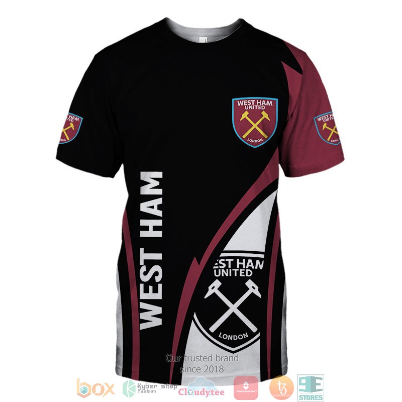 West Ham London 3d shirt hoodie 1 2 3 4 5 6 7 8 9
