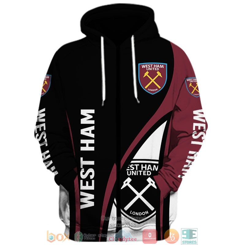 West Ham London 3d shirt hoodie 1 2 3 4 5 6 7 8 9 10 11 12 13 14