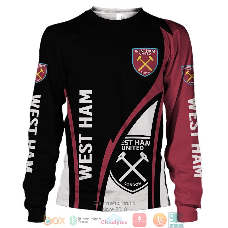 West Ham London 3d shirt hoodie 1 2 3 4 5 6 7 8 9 10 11 12 13 14 15
