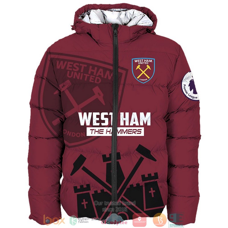 West Ham The Hammers 3d shirt hoodie 1 2 3 4 5 6 7 8 9 10 11 12 13 14 15 16