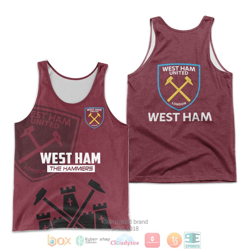 West Ham The Hammers 3d shirt hoodie 1 2 3 4 5 6 7 8 9 10 11 12 13 14 15 16 17 18 19 20
