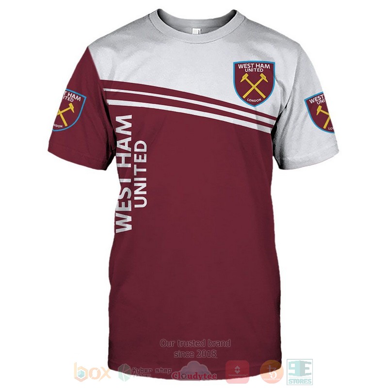 West Ham United FC 3D shirt hoodie 1 2 3 4 5 6 7 8 9 10 11 12 13 14 15 16 17 18 19 20 21 22 23 24 25 26