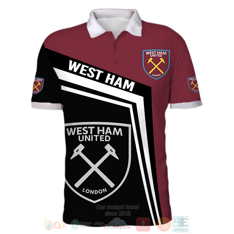West Ham United dark red black 3D shirt hoodie 1 2 3 4 5 6 7 8 9 10 11 12 13 14 15 16 17 18 19 20