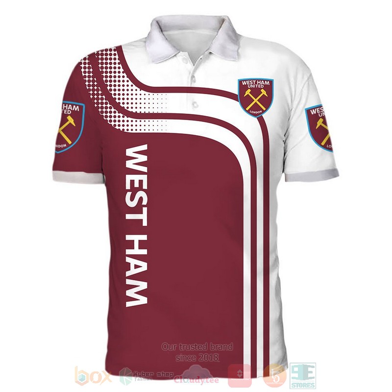 West Ham United white red 3D shirt hoodie 1 2 3 4 5 6 7 8 9 10 11 12 13 14 15 16 17 18 19 20