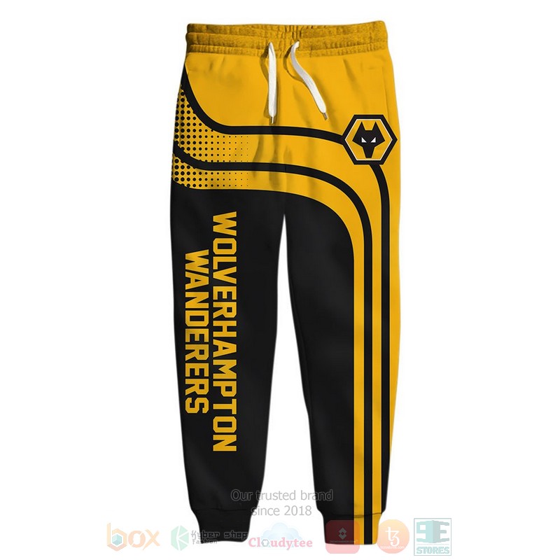 Wolvehampton Wanderers yellow black 3D shirt hoodie 1 2 3 4 5 6 7 8 9 10 11 12 13 14 15 16