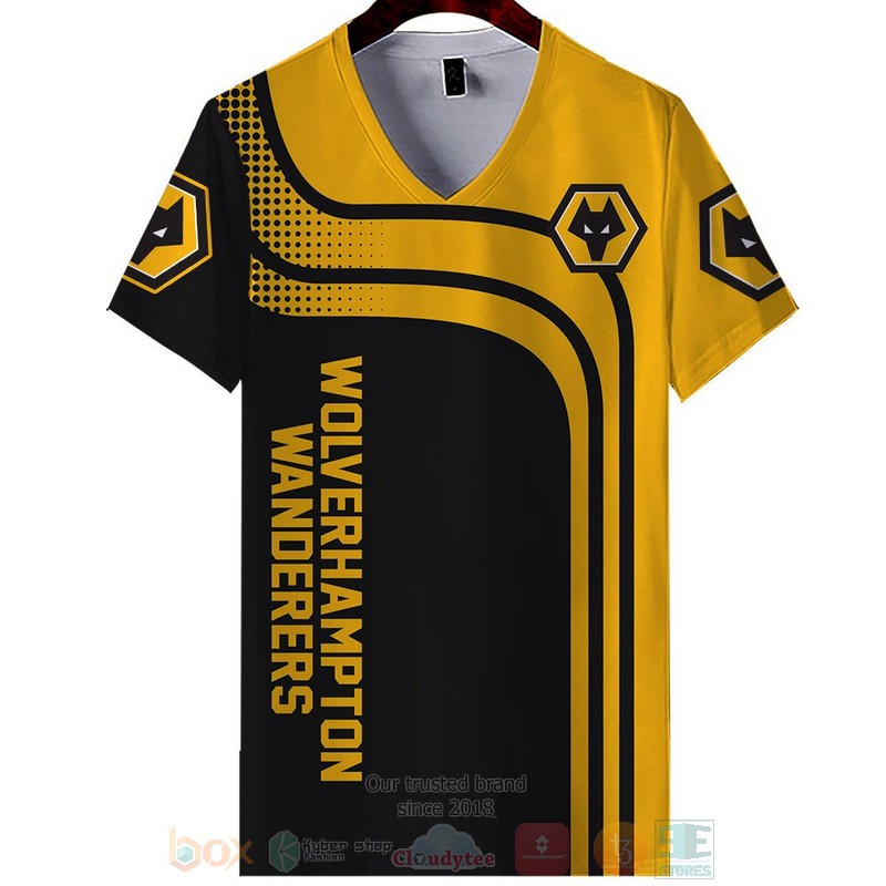 Wolvehampton Wanderers yellow black 3D shirt hoodie 1 2 3 4 5 6 7 8 9 10 11 12 13 14 15 16 17 18 19
