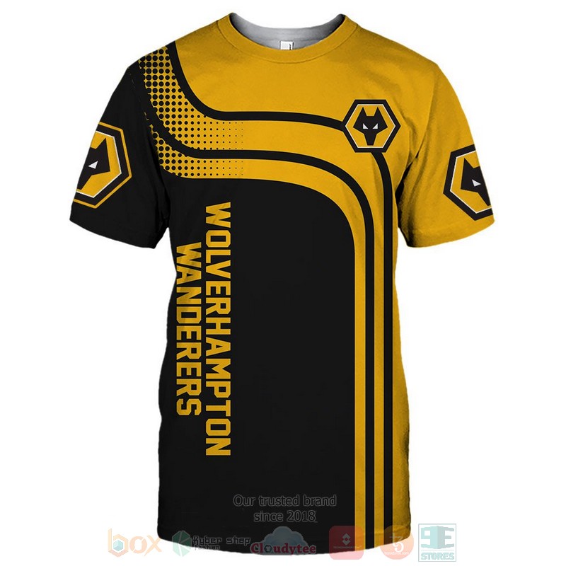 Wolvehampton Wanderers yellow black 3D shirt hoodie 1 2 3 4 5 6 7 8 9 10 11 12 13 14 15 16 17 18 19 20 21