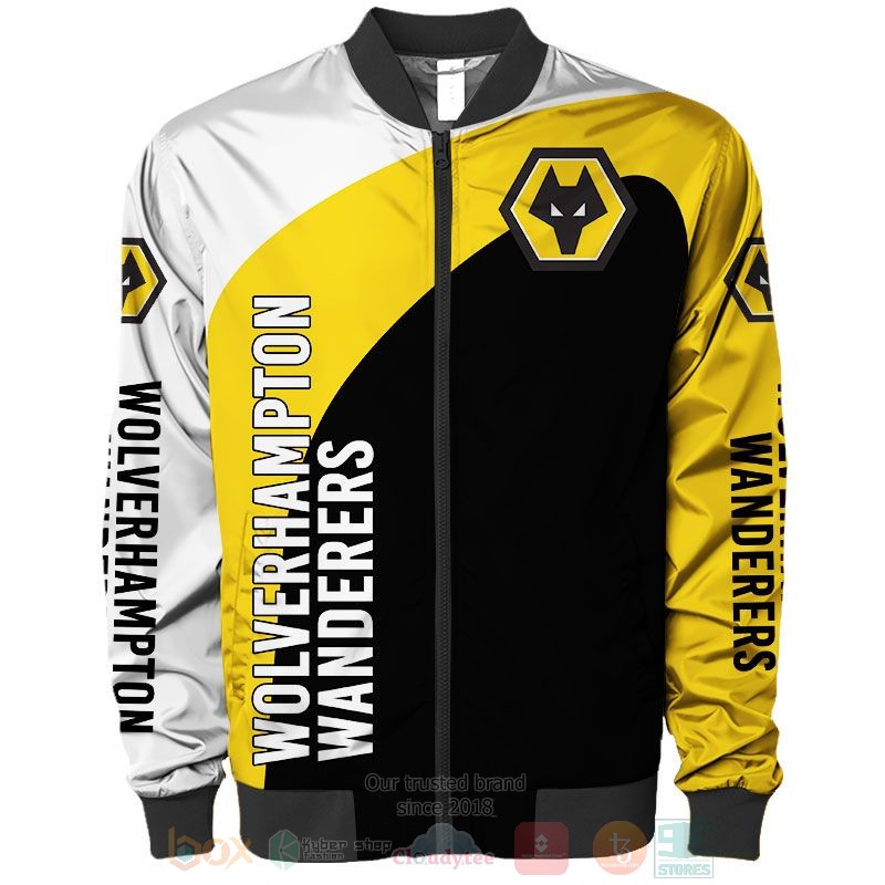 Wolverhampton Wanderers white Yellow black 3D shirt hoodie 1 2 3 4 5
