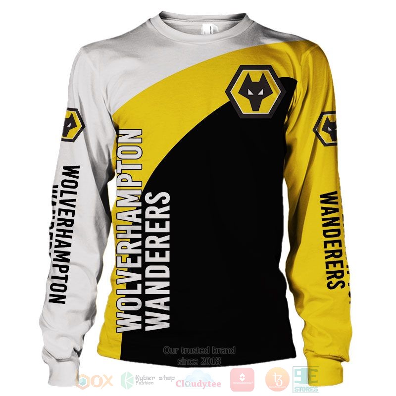 Wolverhampton Wanderers white Yellow black 3D shirt hoodie 1 2 3 4 5 6 7 8 9 10 11 12 13 14 15