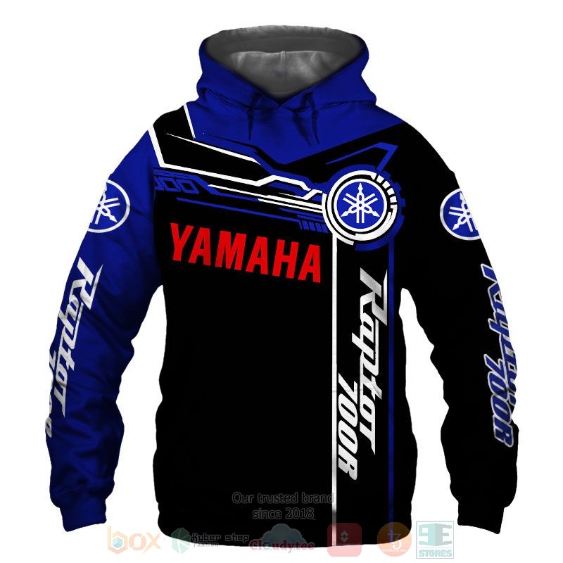 Yamaha Raptor 700r blue black 3D shirt hoodie 1 2 3 4 5 6 7 8 9 10 11 12