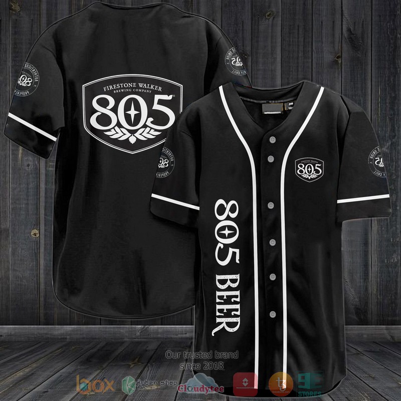 805 Beer black Baseball Jersey