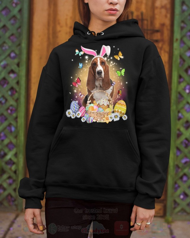 Basset Hound Easter Bunny Butterfly 2D Hoodie Shirt 1 2 3 4 5 6 7 8 9 10 11 12 13 14 15 16 17