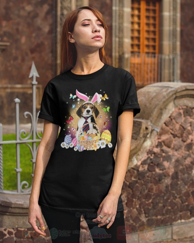 Beagle Baby Easter Bunny Butterfly 2D Hoodie Shirt 1 2 3 4 5 6