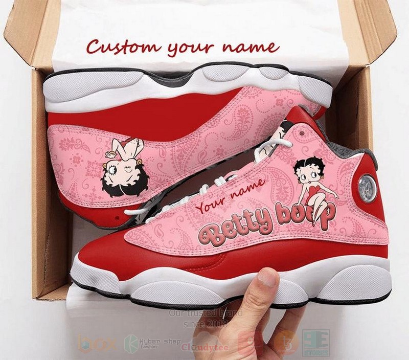 Betty Boop Custom Name Air Jordan 13 Shoes