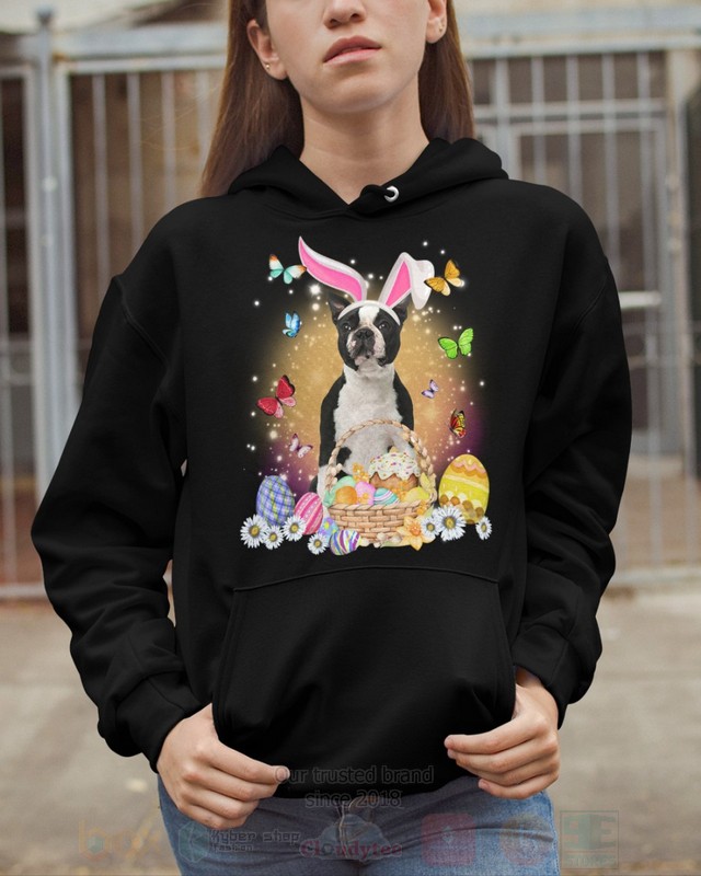 Black Boston Terrier Easter Bunny Butterfly 2D Hoodie Shirt 1 2 3 4 5 6 7 8 9 10 11 12 13 14 15 16 17 18