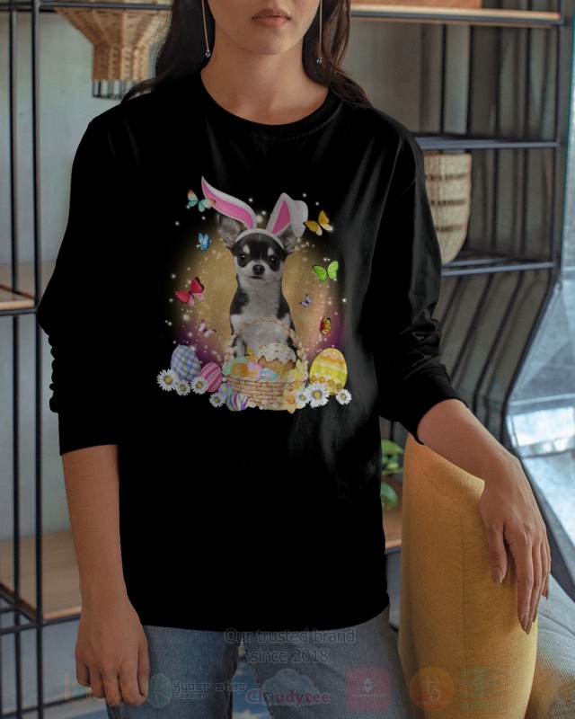 Black Chihuahua Easter Bunny Butterfly 2D Hoodie Shirt 1 2 3 4 5 6 7 8 9 10 11 12 13 14 15 16 17 18 19 20 21 22