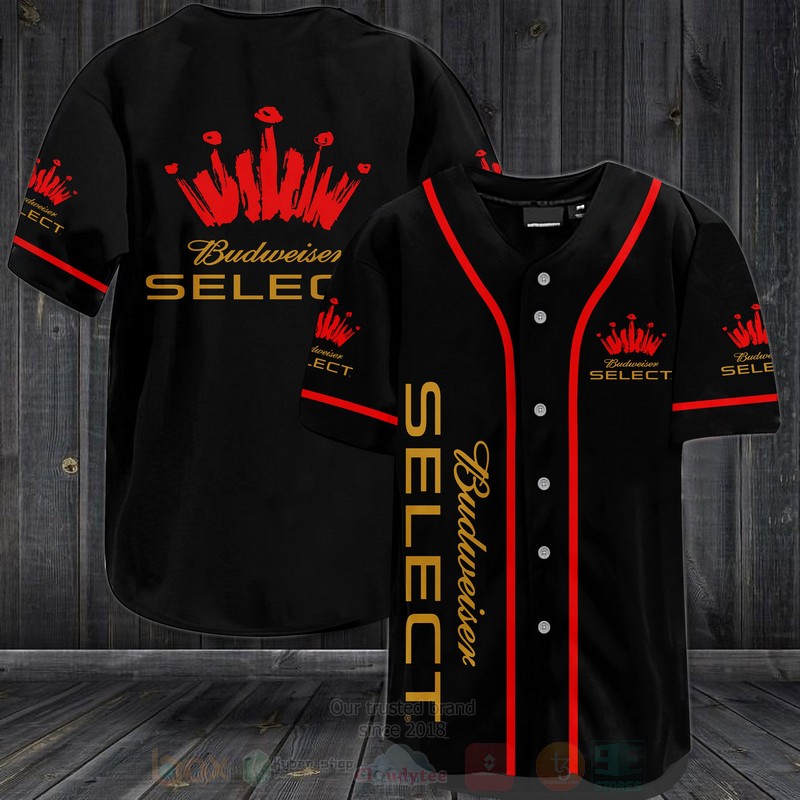 Budweiser Select Baseball Jersey Shirt