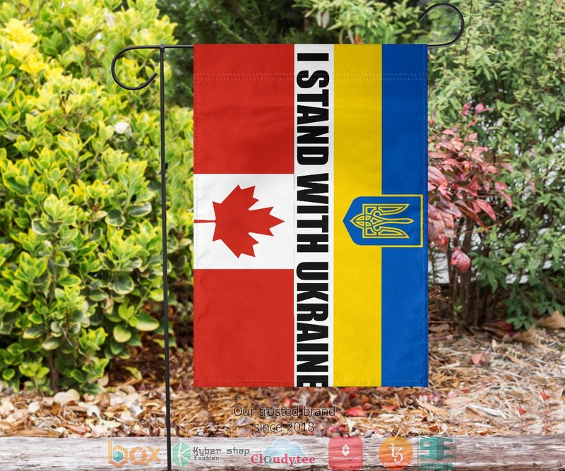 Canada I Stand With Ukraine Flag 1