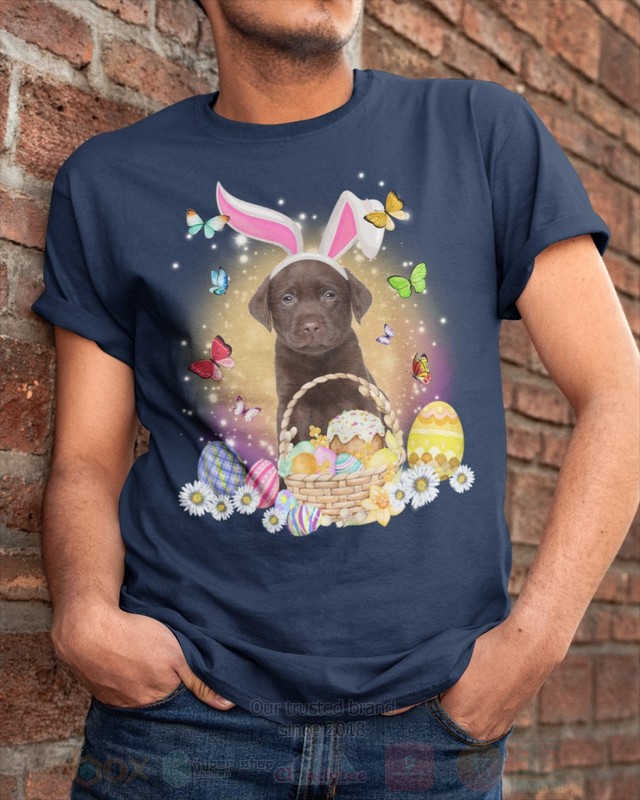 Chocolate Labrador Baby Easter Bunny Butterfly 2D Hoodie Shirt 1 2 3 4 5 6 7 8 9 10 11