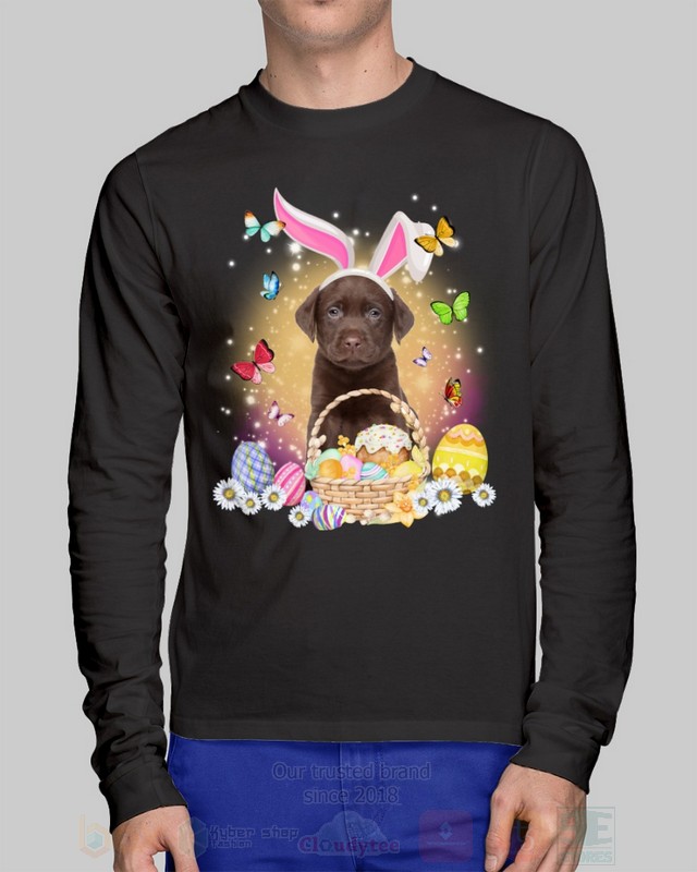 Chocolate Labrador Baby Easter Bunny Butterfly 2D Hoodie Shirt 1 2 3 4 5 6 7 8 9 10 11 12 13 14 15 16 17 18 19 20 21