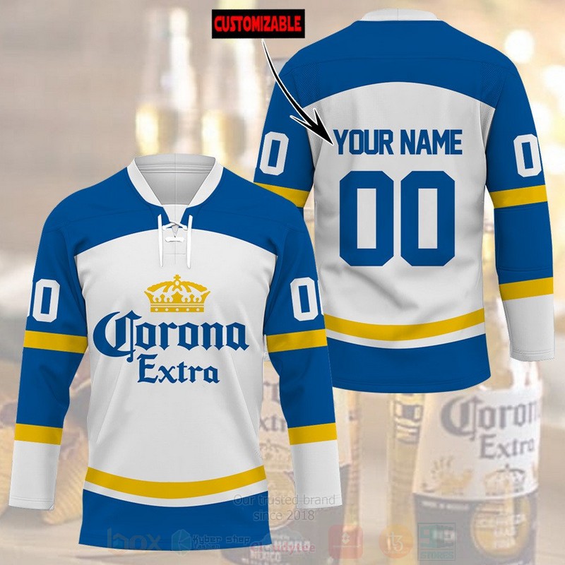 Corona Extra Personalized Hockey Jersey Shirt