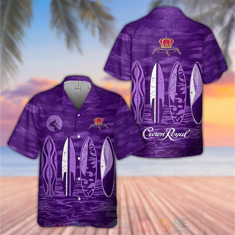 Crown Royal Purple Hawaiian Shirt