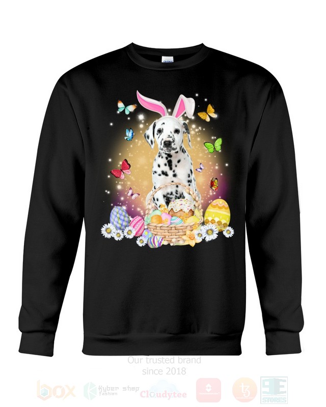 Dalmatian Easter Bunny Butterfly 2D Hoodie Shirt 1 2 3 4 5 6 7 8 9 10 11 12