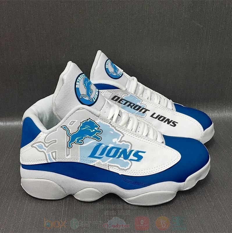 Detroit Lions NFL Teams Football Air Jordan 13 Shoes