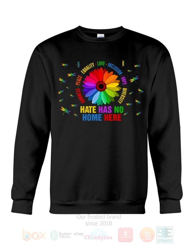 Dragonfly Hate Has No Home Here Hoodie Shirt 1 2 3 4 5 6