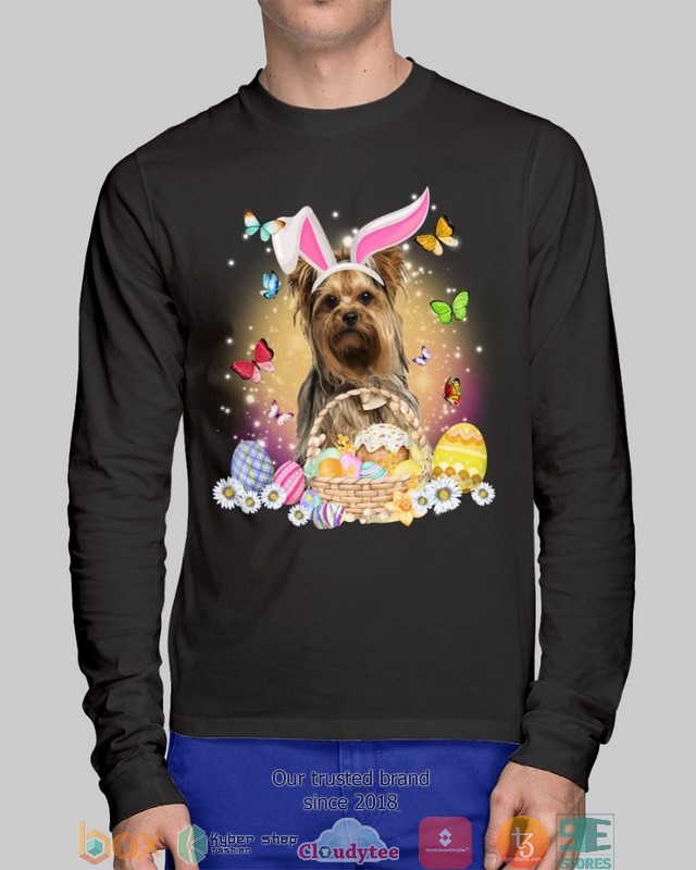 Easter Bunny Brown Yorkshire Terrier 2d shirt hoodie 1 2 3 4 5