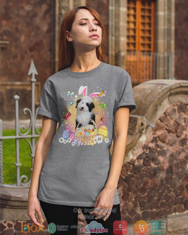 Easter Bunny Sheepadoodle 2d shirt hoodie