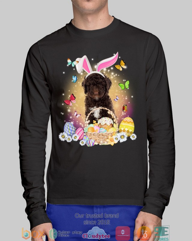 Easter Bunny Spanish Water Dog 2d shirt hoodie 1 2 3 4 5