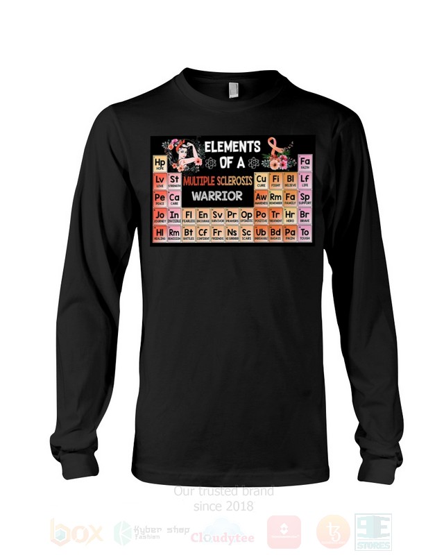 Elements Of A Multiple Sclerosis Warrior 2D Hoodie Shirt 1 2 3 4 5 6 7 8 9 10 11