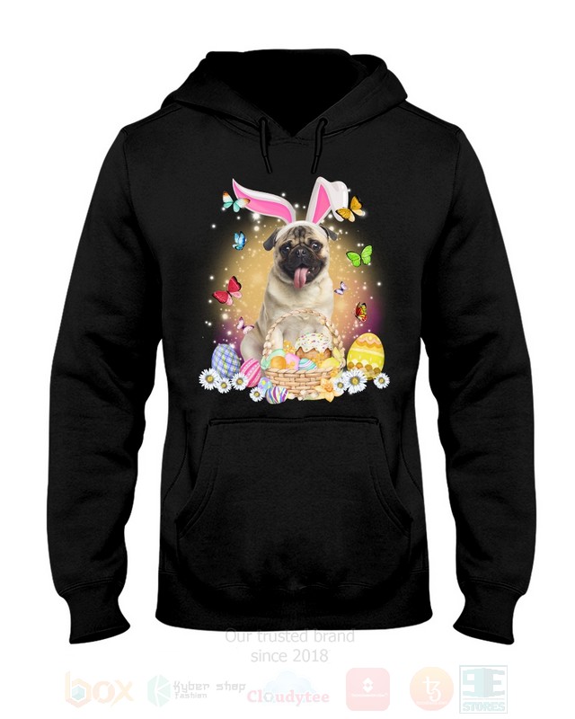 Fawn Pug Easter Bunny Butterfly 2D Hoodie Shirt 1 2 3 4 5 6 7 8 9 10 11 12 13 14 15