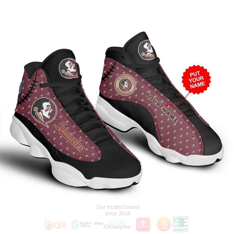 Florida State Seminoles NCAA Custom Name Air Jordan 13 Shoes