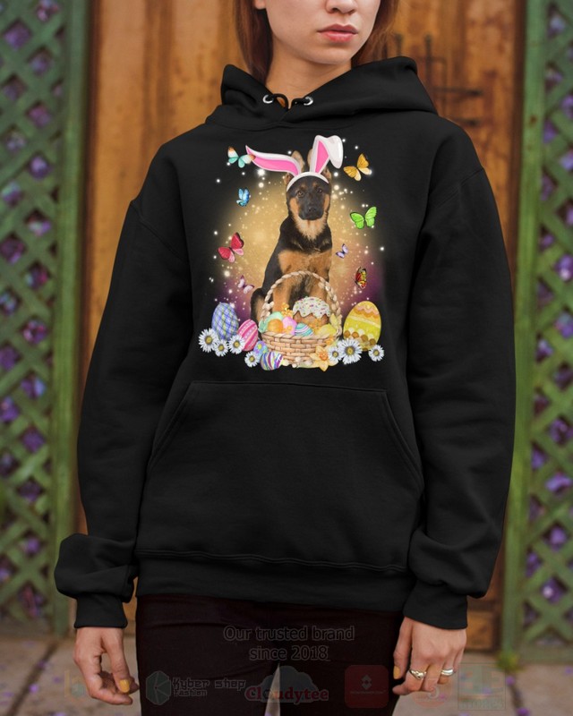 German Shepherd Brown Easter Bunny Butterfly 2D Hoodie Shirt 1 2 3 4 5 6 7 8 9 10 11 12 13 14 15 16 17
