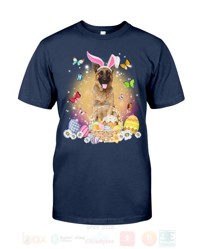 German Shepherd Easter Bunny Butterfly 2D Hoodie Shirt 1 2 3 4 5 6 7 8
