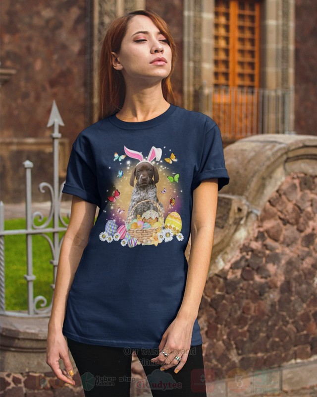 German Shorthaired Pointer Easter Bunny Butterfly 2D Hoodie Shirt 1 2 3 4 5 6 7 8 9 10