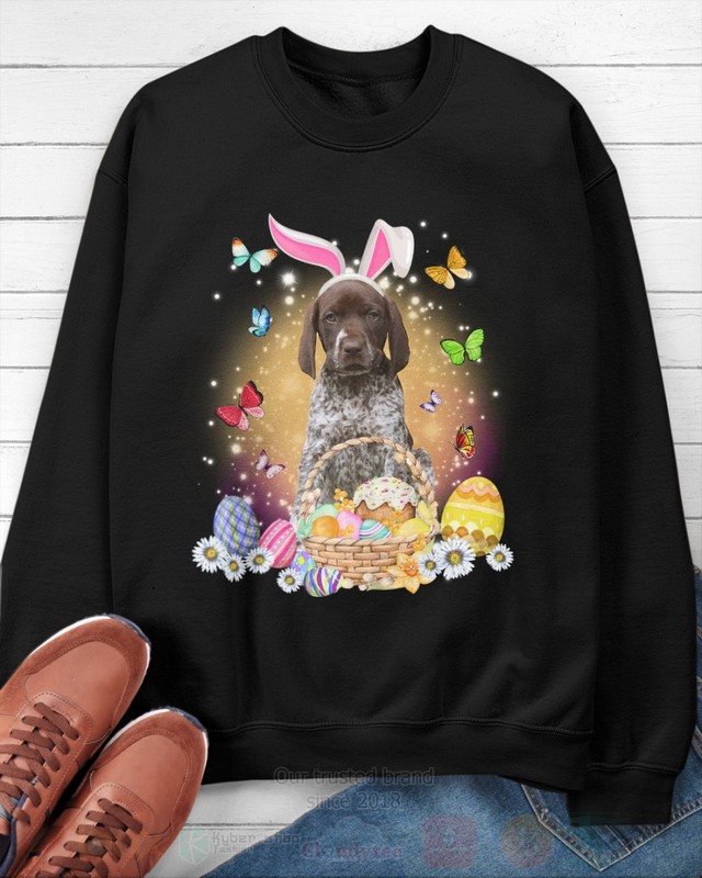 German Shorthaired Pointer Easter Bunny Butterfly 2D Hoodie Shirt 1 2 3 4 5 6 7 8 9 10 11 12 13 14