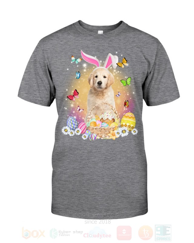 Golden Retriever Baby Easter Bunny Butterfly 2D Hoodie Shirt