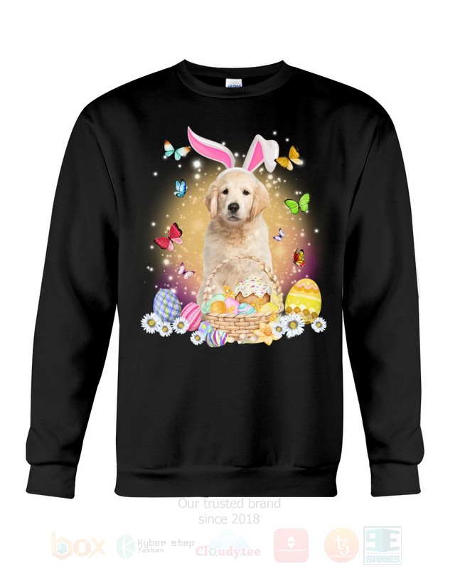Golden Retriever Baby Easter Bunny Butterfly 2D Hoodie Shirt 1 2 3 4 5 6 7 8 9 10 11 12